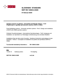 EN 12845-2:2025 - BARVE - Page 1 preview