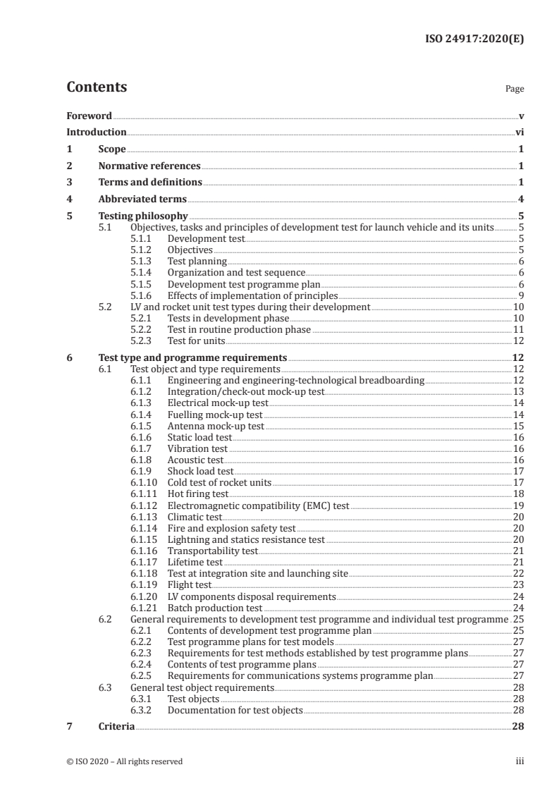ISO 24917:2020 ISO 24917:2020 - Space systems — General test requirements for launch vehicles
Released:7/23/2020