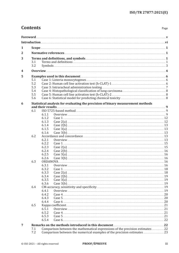 ISO/PRF TR 27877:Version 28-avg-2021 - Statistical analysis for evaluating the precision of binary measurement methods and their results