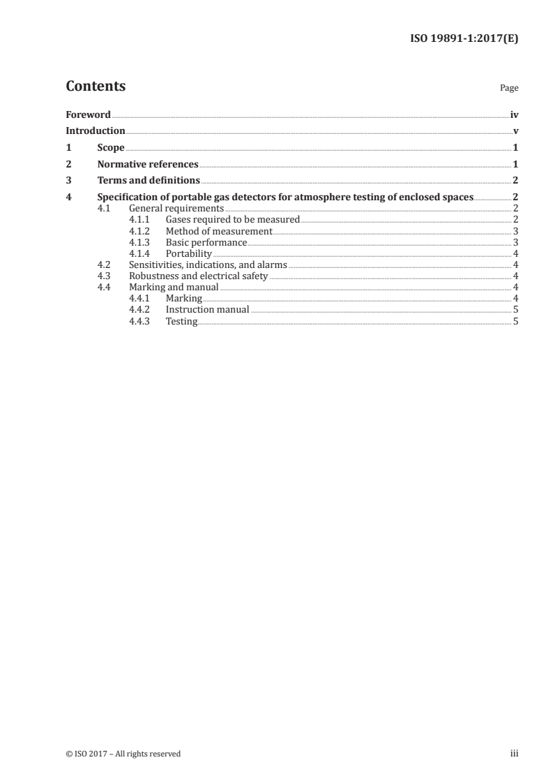 ISO 19891-1:2017 - Ships and marine technology — Specifications for gas detectors intended for use on board ships — Part 1: Portable gas detectors for atmosphere testing of enclosed spaces
Released:7/25/2017