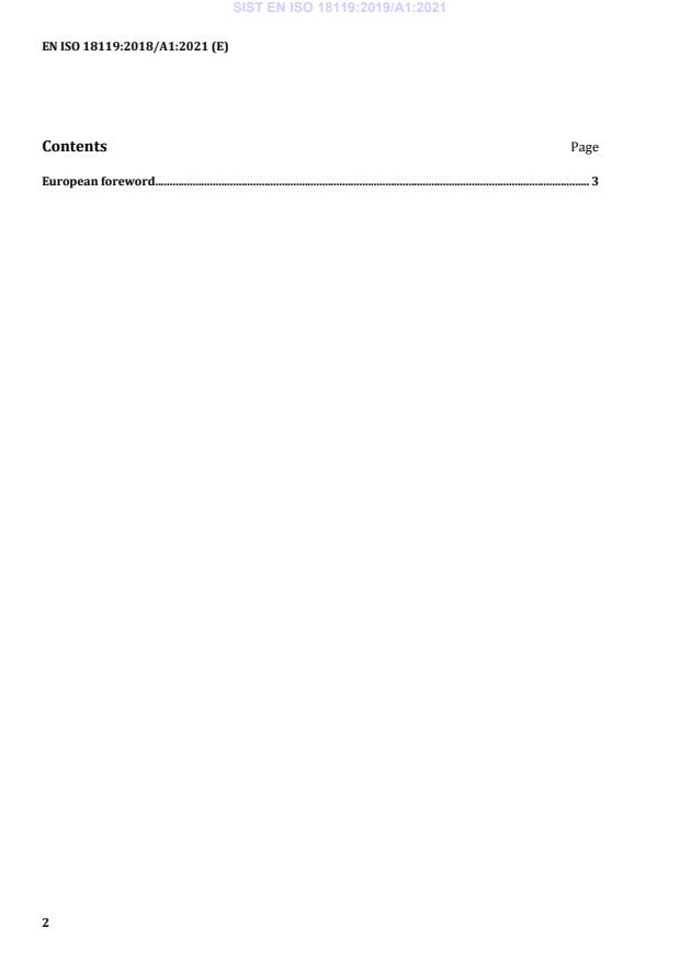 EN ISO 18119:2018/A1:2021 EN ISO 18119:2019/A1:2021 - Page 4 preview