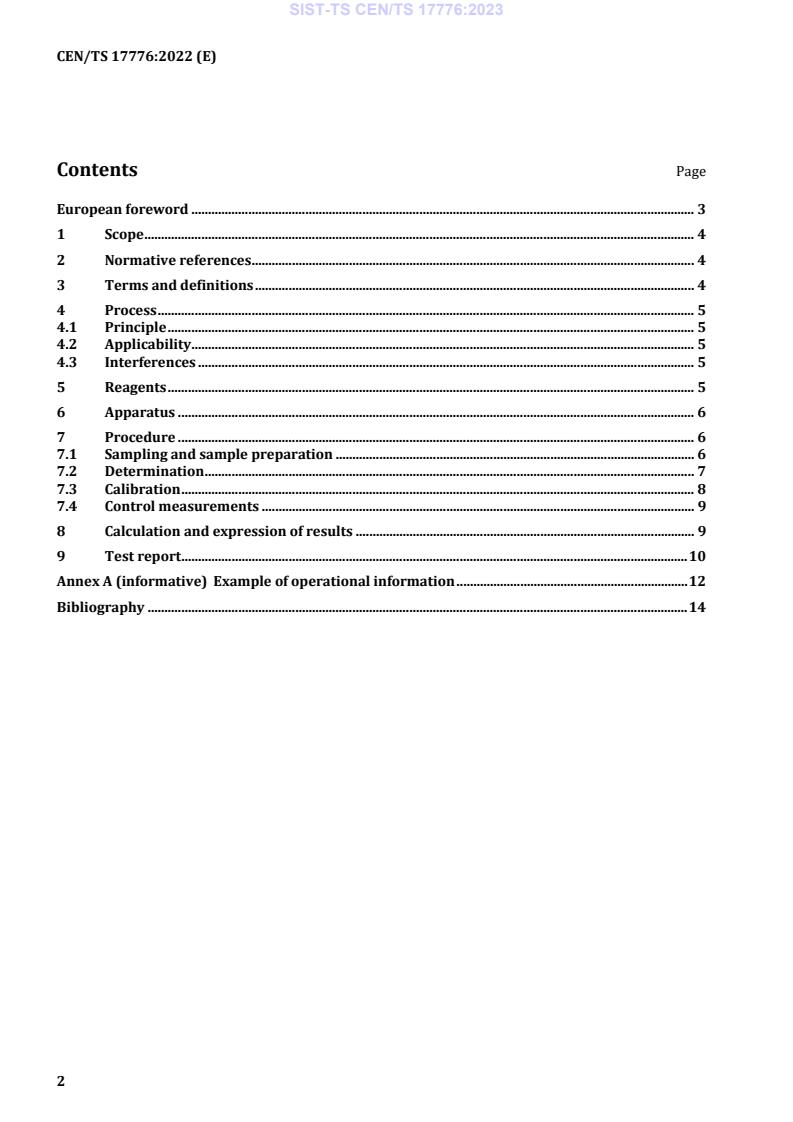 CEN/TS 17776:2022 TS CEN/TS 17776:2023 - Page 4 preview