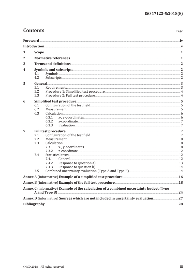 ISO 17123-5:2018 - Optics and optical instruments — Field procedures for testing geodetic and surveying instruments — Part 5: Total stations
Released:2/7/2018