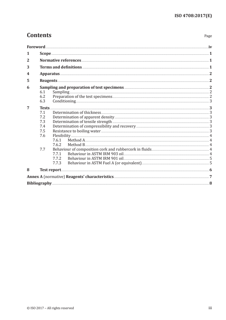 ISO 4708:2017 - Composition cork — Gasket material — Test methods
Released:9/26/2017