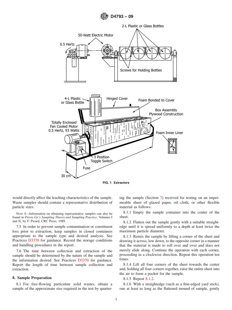 ASTM D4793-09 - Standard Test Method for Sequential Batch Extraction of Waste with Water