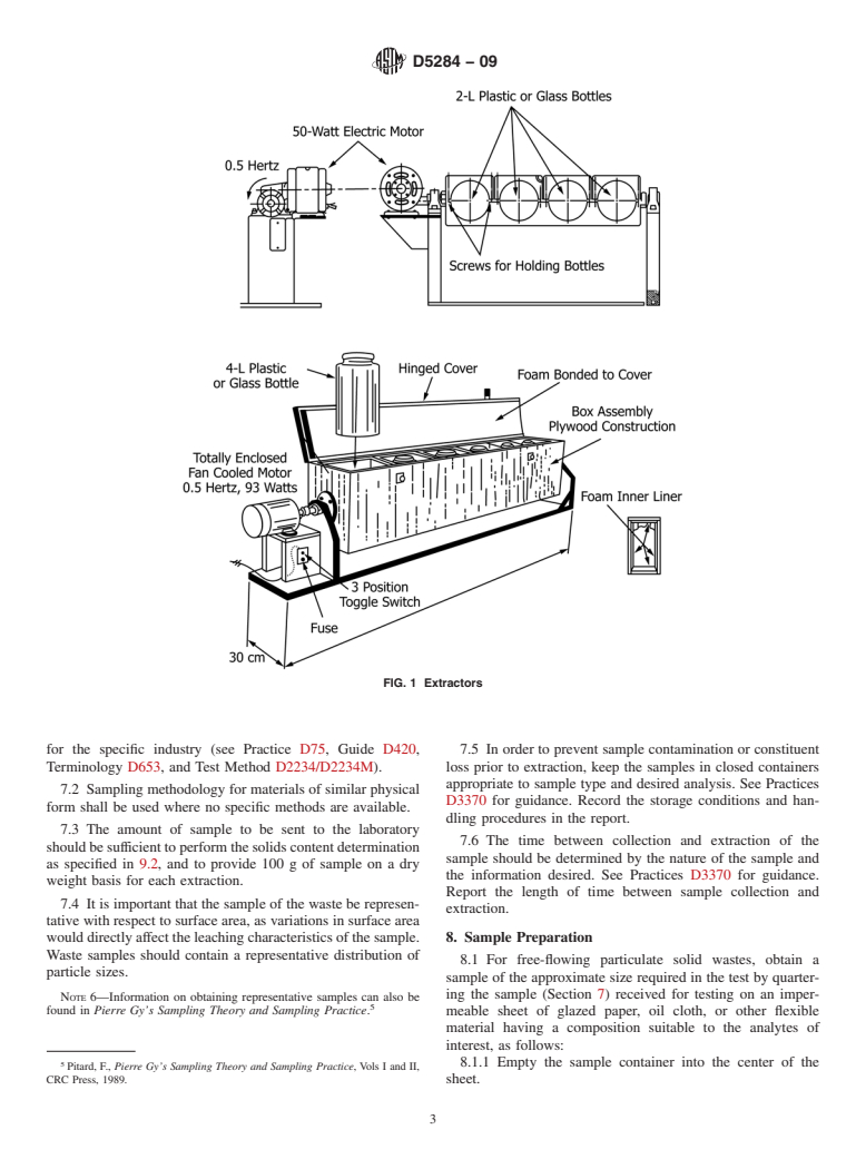 ASTM D5284-09 - Standard Test Method for Sequential Batch Extraction of Waste with Acidic Extraction Fluid