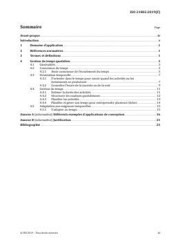 ISO 21802:2019 - Produits d'assistance — Lignes directrices relatives à l'accessibilité cognitive — Gestion du temps quotidien
Released:9/1/2021 - Page 3 preview