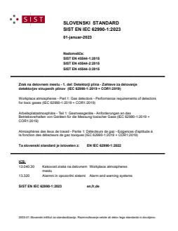 EN IEC 62990-1:2023 - BARVE - Page 1 preview