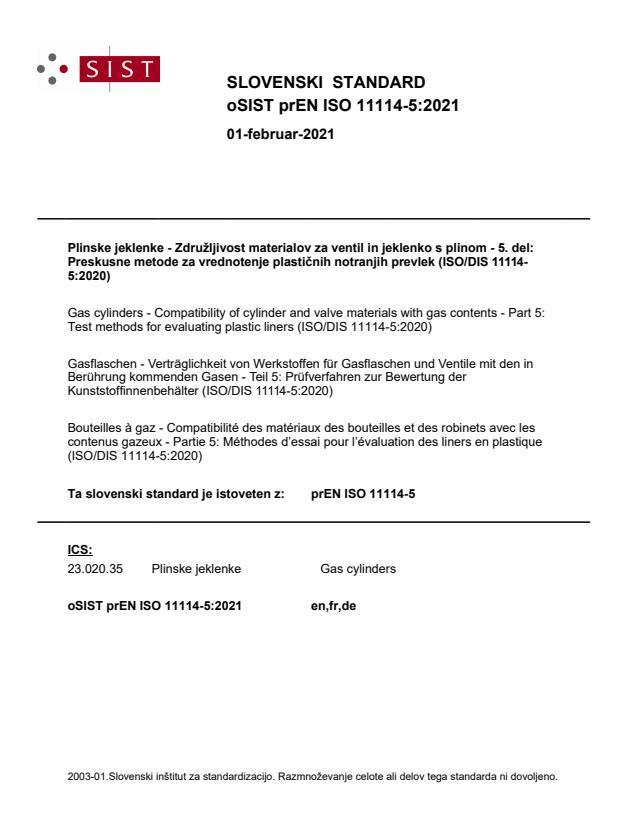 oSIST prEN ISO 11114-5:2021 - BARVE na PDF-str 11,13,18,19