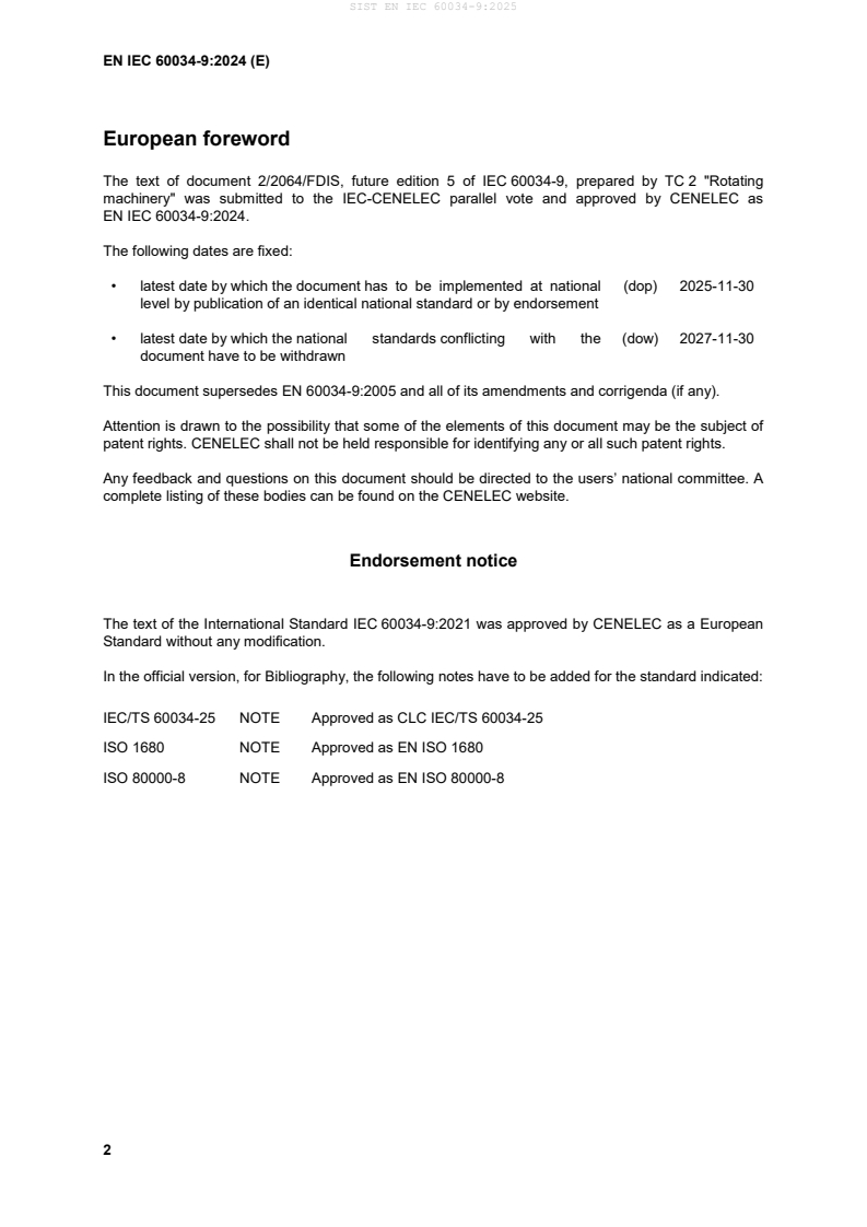 SIST EN IEC 60034-9:2025 SIST EN IEC 60034-9:2025 - Page 4 preview