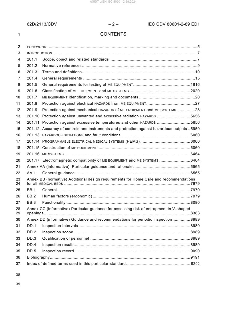 FprEN IEC 80601-2-89:2025 prEN IEC 80601-2-89:2024 - BARVE - Page 4 preview