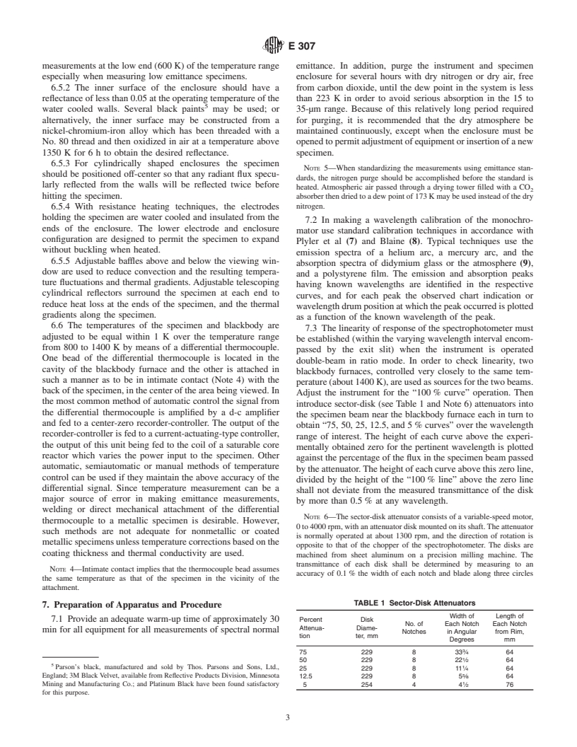 ASTM E307-72(2002) - Standard Test Method for Normal Spectral Emittance at Elevated Temperatures