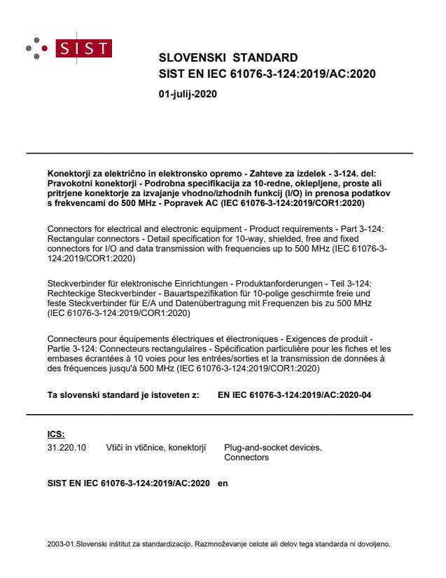 EN IEC 61076-3-124:2019/AC:2020