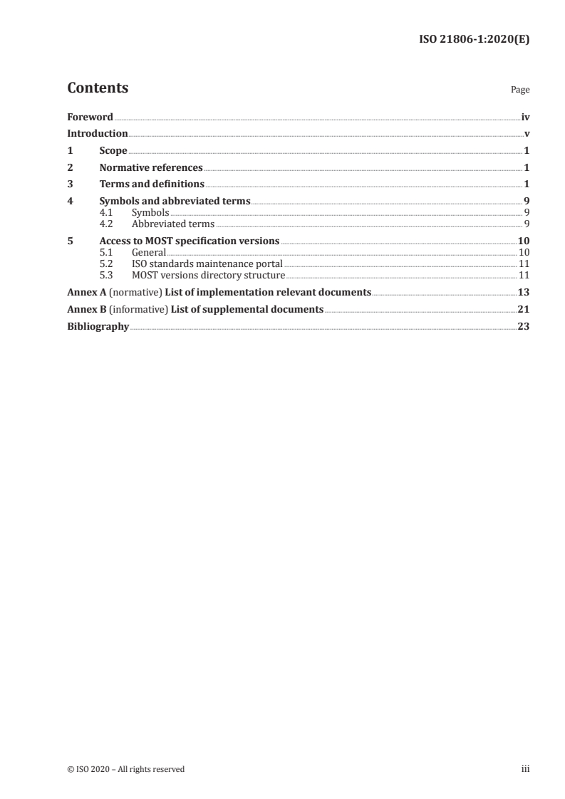 ISO 21806-1:2020 ISO 21806-1:2020 - Road vehicles — Media Oriented Systems Transport (MOST) — Part 1: General information and definitions
Released:9/18/2020