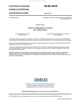 SIST EN IEC 60757:2021 - BARVE - Page 3 preview