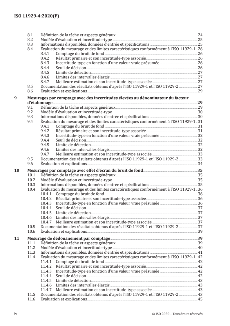 ISO 11929-4:2020 ISO 11929-4:2020 - Détermination des limites caractéristiques (seuil de décision, limite de détection et limites de l'intervalle élargi) pour le mesurage des rayonnements ionisants — Principes fondamentaux et applications — Partie 4: Lignes directrices relatives aux applications
Released:9/15/2020 - Page 4 preview