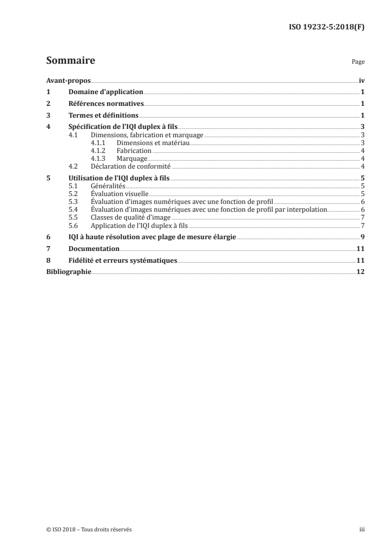 ISO 19232-5:2018 - Essais non destructifs — Qualité d'image des radiogrammes — Partie 5: Détermination de l'indice de flou de l'image et de la résolution spatiale de base à l'aide d'indicateurs de qualité d'image duplex à fils
Released:8/16/2018