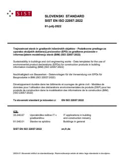 EN ISO 22057:2022 - Page 1 preview