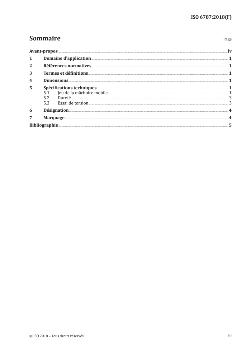 ISO 6787:2018 - Outils de manoeuvre pour vis et écrous — Clés à molette
Released:4/4/2018