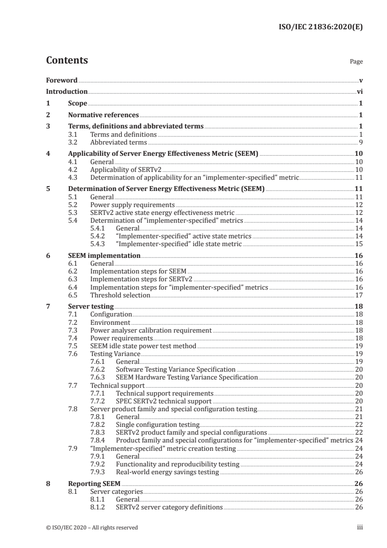 ISO/IEC 21836:2020 ISO/IEC 21836:2020 - Information technology — Data centres — Server energy effectiveness metric
Released:8/25/2020