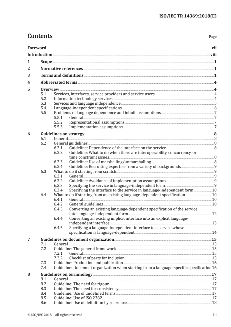 ISO/IEC TR 14369:2018 - Information technology — Programming languages, their environments and system software interfaces — Guidelines for the preparation of language-independent service specifications (LISS)
Released:1/30/2018