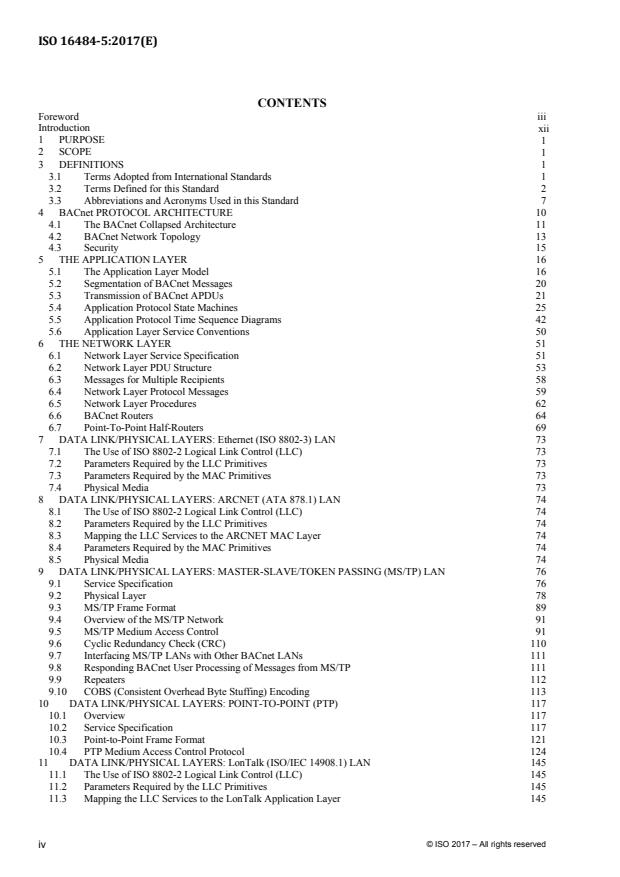 ISO 16484-5:2017 ISO 16484-5:2017 - Building automation and control systems (BACS) - Page 4 preview