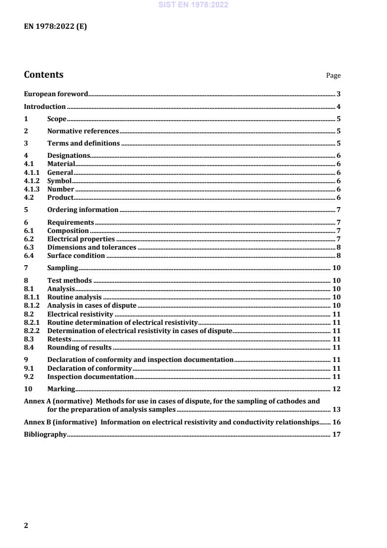 SIST EN 1978:2022 SIST EN 1978:2022 - Page 4 preview