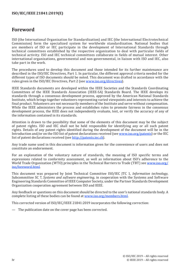 ISO/IEC/IEEE 21841:2019 ISO/IEC/IEEE 21841:2019 - Systems and software engineering — Taxonomy of systems of systems
Released:9/6/2019 - Page 4 preview