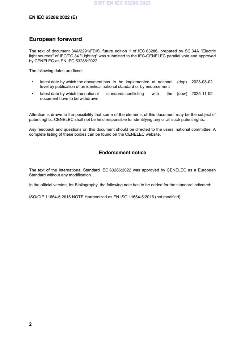 SIST EN IEC 63286:2023 SIST EN IEC 63286:2023 - BARVE - Page 4 preview