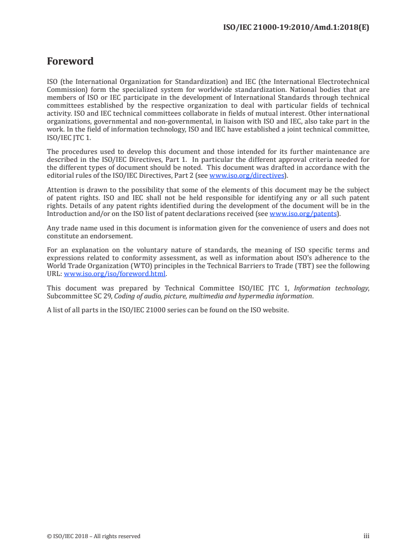 ISO/IEC 21000-19:2010/Amd 1:2018 - Information technology — Multimedia framework (MPEG-21) — Part 19: Media Value Chain Ontology — Amendment 1: Extensions on time-segments and multi-track audio
Released:5/31/2018