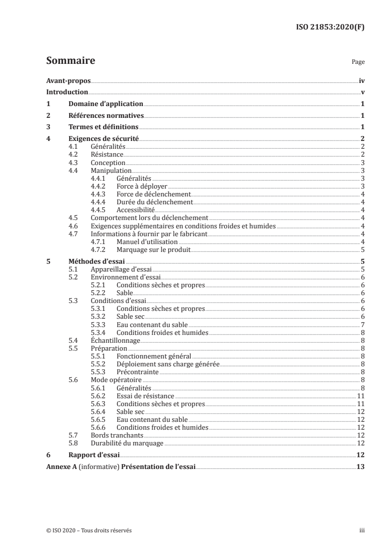 ISO 21853:2020 - Kite — Système de sécurité — Exigences de sécurité et méthodes d'essai
Released:2/14/2020