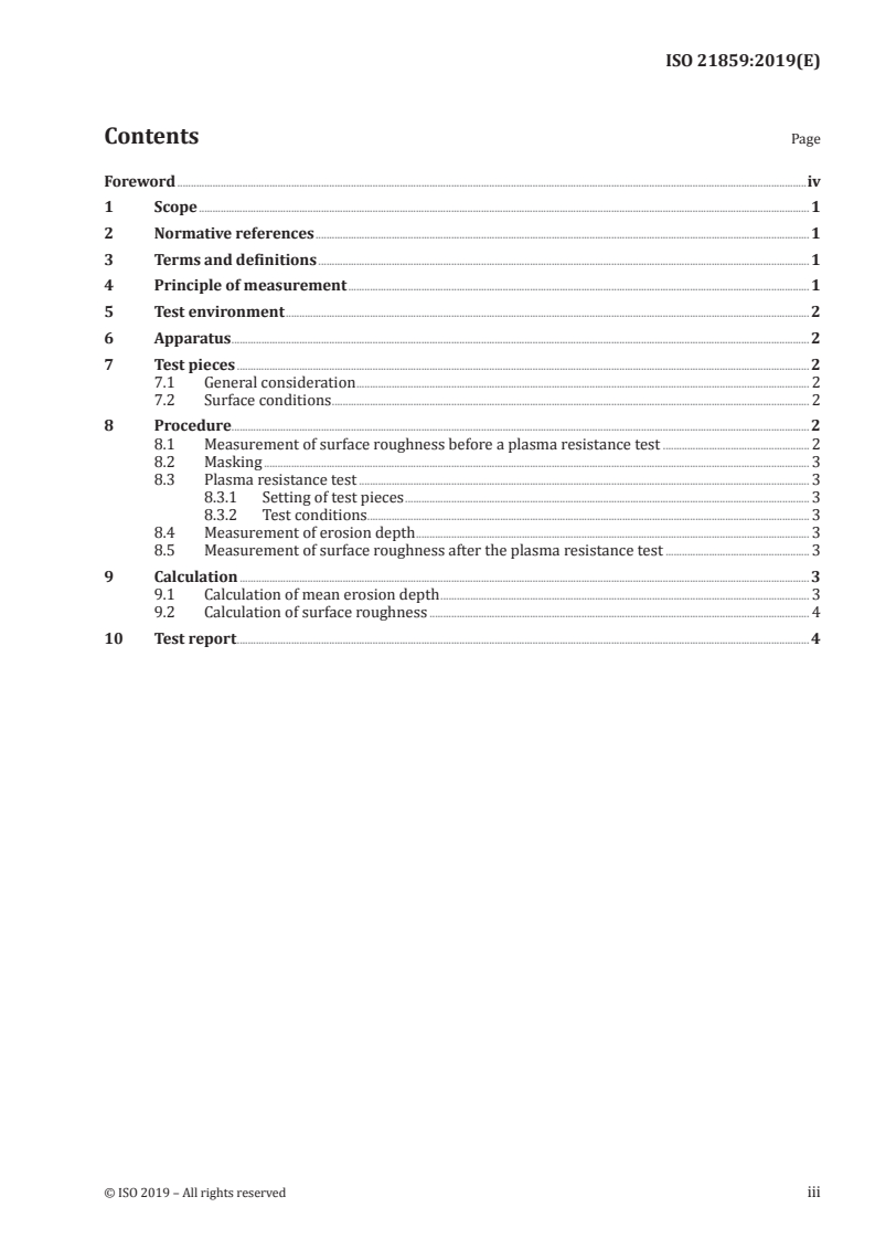 ISO 21859:2019 - Fine ceramics (advanced ceramics, advanced technical ceramics) — Test method for plasma resistance of ceramic components in semiconductor manufacturing equipment
Released:6/18/2019