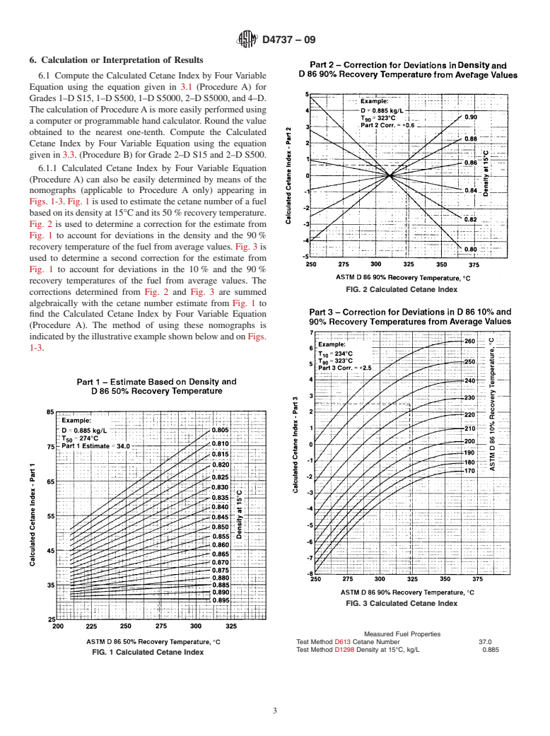ASTM D4737-09 - Standard Test Method for Calculated Cetane Index by Four Variable Equation