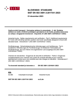 EN ISO 3691-3:2017/A1:2023 - Page 1 preview