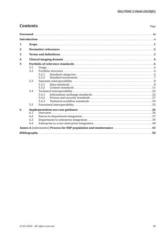 ISO/FDIS 21860:Version 13-okt-2020 - Health Informatics -- Reference standards portfolio (RSP) -- Clinical imaging
