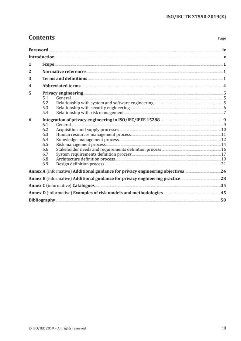 ISO/IEC TR 27550:2019 - Information technology — Security techniques — Privacy engineering for system life cycle processes
Released:9/15/2019