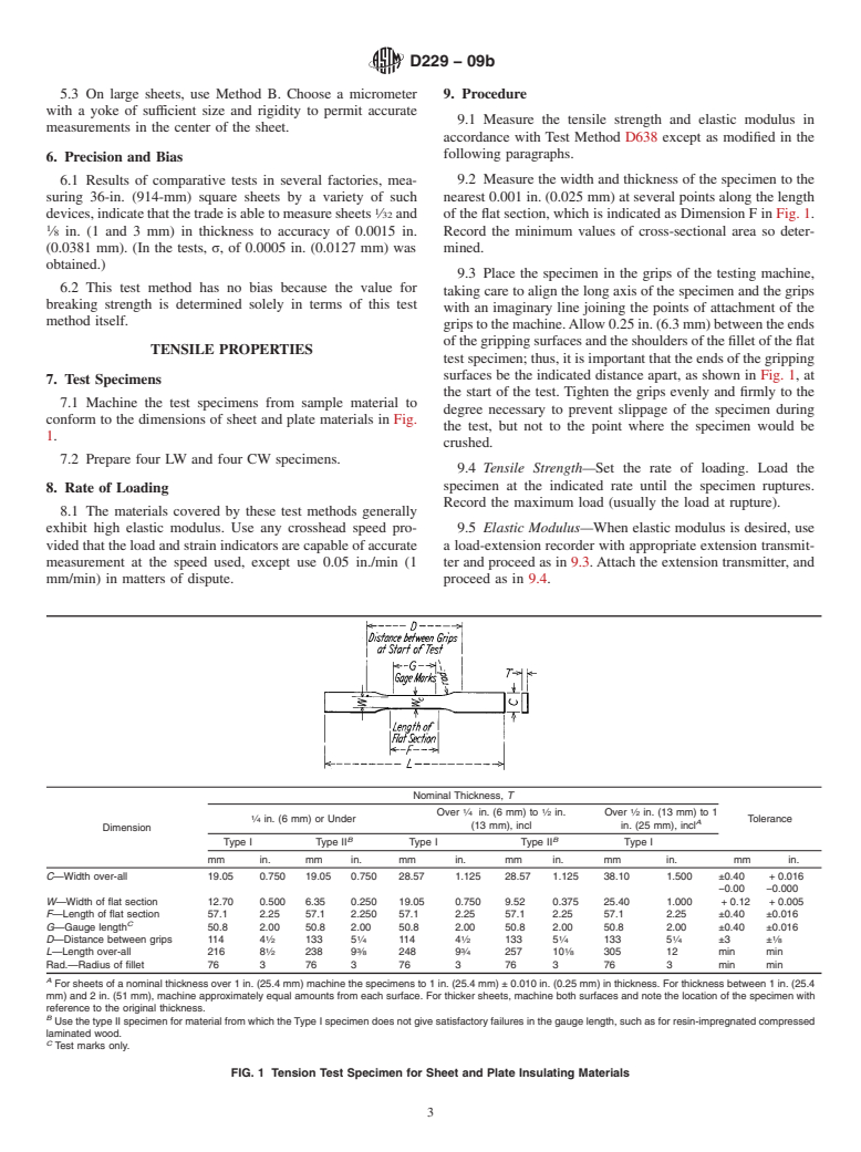 ASTM D229-09b - Standard Test Methods for Rigid Sheet and Plate Materials Used for Electrical Insulation