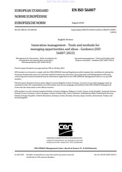 EN ISO 56007:2023 - BARVE - Page 3 preview