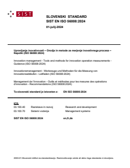 EN ISO 56008:2024 - Page 1 preview