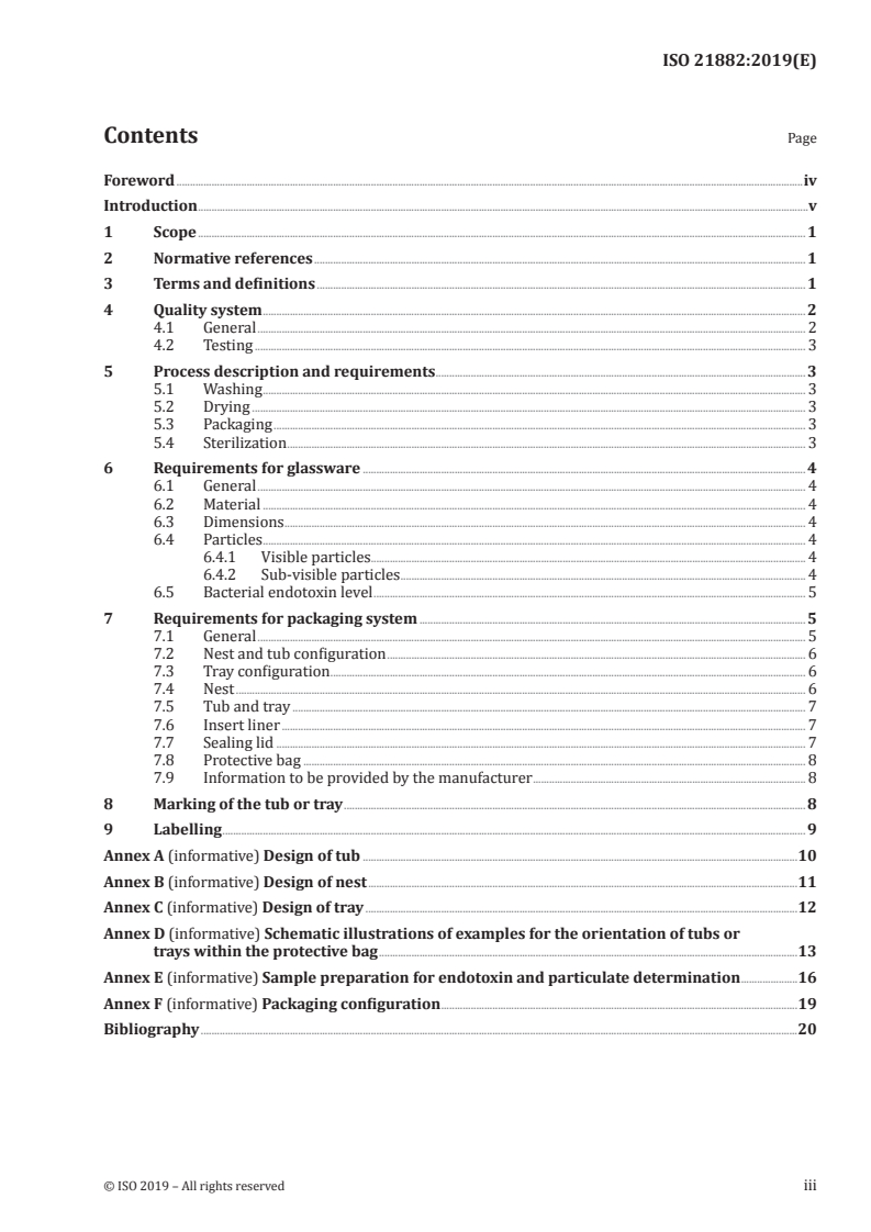 ISO 21882:2019 - Sterile packaged ready for filling glass vials
Released:10/18/2019