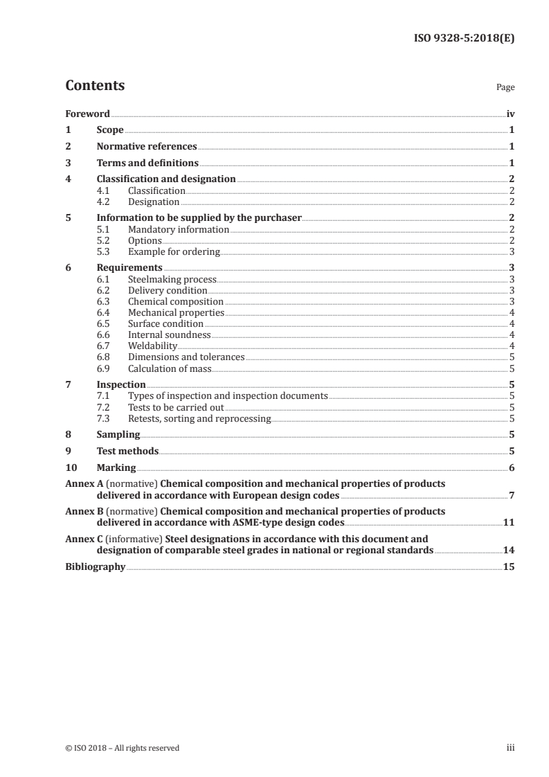 ISO 9328-5:2018 - Steel flat products for pressure purposes — Technical delivery conditions — Part 5: Weldable fine grain steels, thermomechanically rolled
Released:2/1/2018