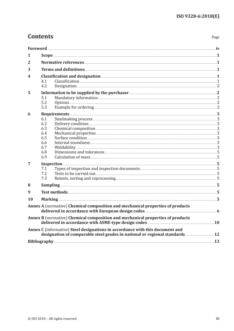 ISO 9328-6:2018 ISO 9328-6:2018 - Steel flat products for pressure purposes — Technical delivery conditions — Part 6: Weldable fine grain steels, quenched and tempered
Released:2/1/2018