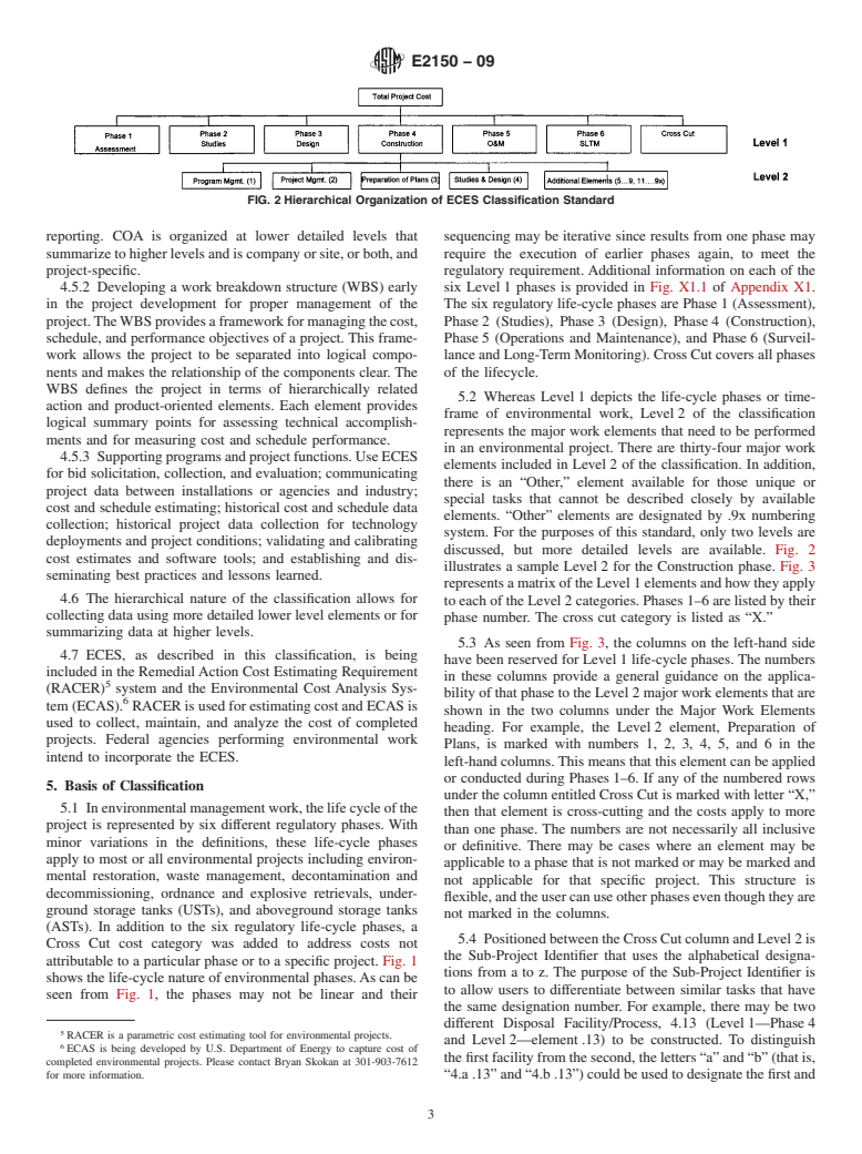 ASTM E2150-09 - Standard Classification for Life-Cycle Environmental Work Elements&#8212;Environmental Cost Element Structure