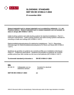 EN IEC 61084-2-1:2024 EN IEC 61084-2-1:2024 - Page 1 preview