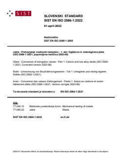 SIST EN ISO 2566-1:2022 SIST EN ISO 2566-1:2022 - Page 1 preview