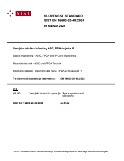 EN 16603-20-40:2023 EN 16603-20-40:2024 - BARVE - Page 1 preview