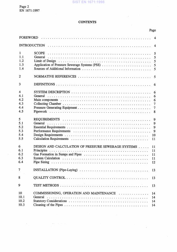 EN 1671:1997 EN 1671:1998 - Page 4 preview