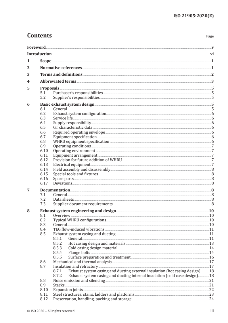 ISO 21905:2020 - Gas turbine exhaust systems with or without waste heat recovery
Released:3/5/2020