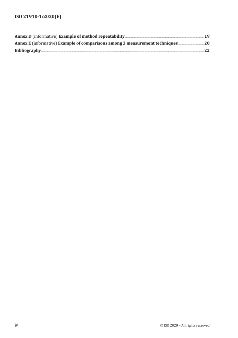 ISO 21910-1:2020 ISO 21910-1:2020 - Fine bubble technology — Characterization of microbubbles — Part 1: Off-line evaluation of size index
Released:1/30/2020 - Page 4 preview