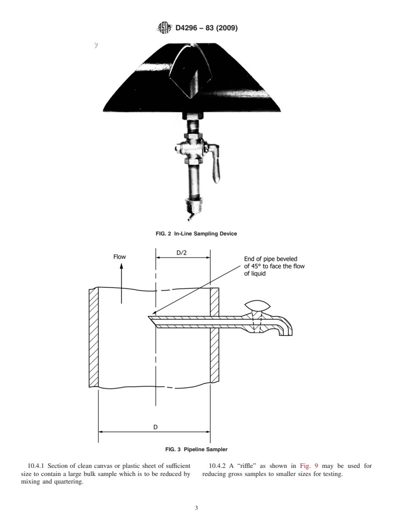 ASTM D4296-83(2009) - Standard Practice for Sampling Pitch